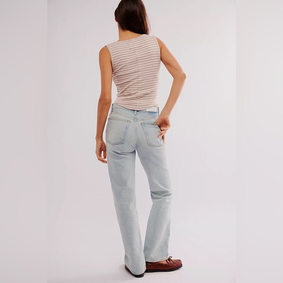 RE/DONE '90s High-Rise Loose Jeans size 24 NWT Ranch Water - Picture 2 of 7